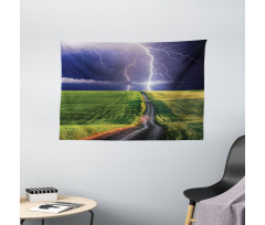 Solar Energy Storm Field Wide Tapestry