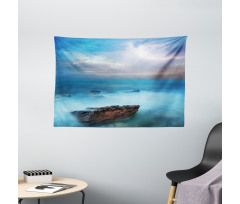 Tropic Sea Storm Wide Tapestry