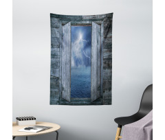 Thunder Bolt at Night Tapestry