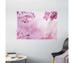 Orchid Spring Petals Spa Wide Tapestry