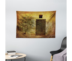 Historical Italian Door Wide Tapestry