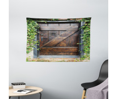 Spanish Style Garden Wide Tapestry