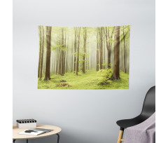 Misty Spring Nature Wide Tapestry