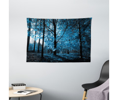 Autumn Woodland Wide Tapestry