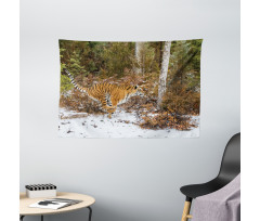 Bengal Tiger Wild Animal Wide Tapestry