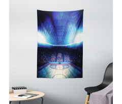 Basketball Arena Game Tapestry