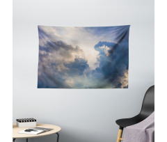 Rain Storm Clouds Sky Wide Tapestry