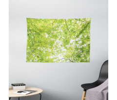 Nature Summertime Green Wide Tapestry