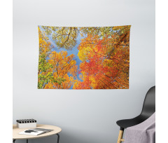Forest in Autumn Wide Tapestry