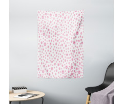 Baby Pink Bridal Theme Tapestry