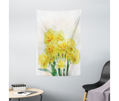 Paint of Daffodils Bouquet Tapestry