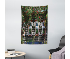 Ornate Wooden Shutters Tapestry