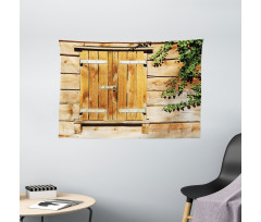 Countryside Shutters Wide Tapestry