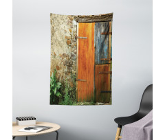 Old French Wooden Door Tapestry