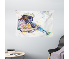 Entertainment Vivid Art Wide Tapestry