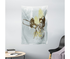 Rock Roll Party Tapestry