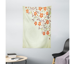 Ladybugs Flowers Spring Tapestry