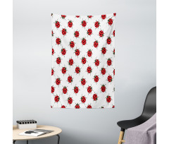 Ladybugs Patterns Tapestry