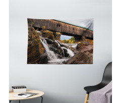 Rustic Oak Bridge Wide Tapestry