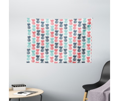 Stamped Minimal Backdrop Wide Tapestry