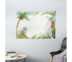 Exotic Palm Trees Wide Tapestry