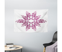 Bridal Flower Bouquet Wide Tapestry