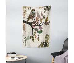 Spring Floral Birds French Tapestry