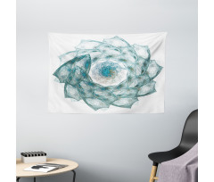 Exquisite Flower Shaped Wide Tapestry