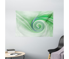 Abstract Fractal Spirals Wide Tapestry