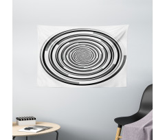 Abstract Art Spirals Wide Tapestry