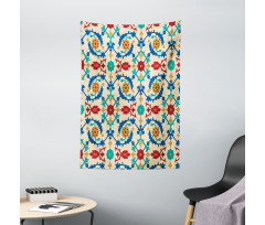 Baroque Floral Tapestry