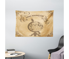 Adventure Words Wide Tapestry