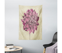 Dahlia Flower Bohemian Tapestry