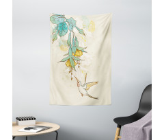 Colibri Exotic Plant Tapestry