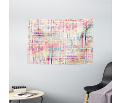 Grunge Mixed Wide Tapestry