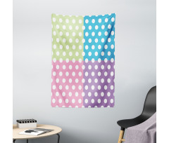 Polka Dots Patchwork Tapestry