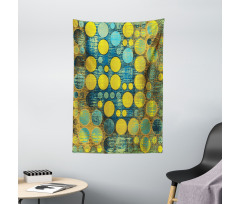 Groovy Polka Dots 60s Tapestry