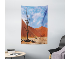 Lonely Tree in Desert Tapestry