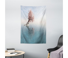 Lonely Tree in Water Tapestry