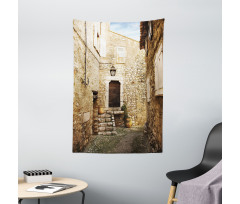 Narrow Cobble Street Tapestry