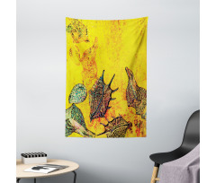 Seashells Animal Grunge Tapestry