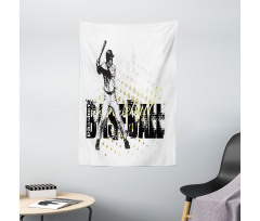 Baseball Grunge Batting Tapestry