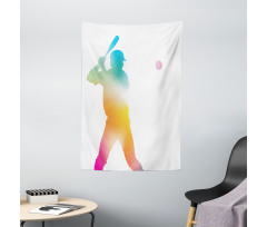 Hitter Swinging Arms Tapestry