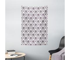 Small Flowers Leaves Tapestry