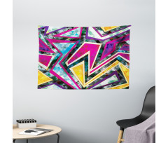 Geometric Diamond Wide Tapestry