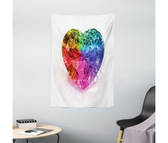 Love Heart Romance Tapestry