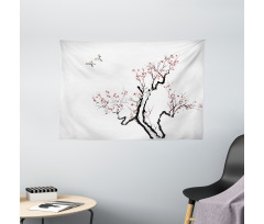 Classical Asian Wide Tapestry