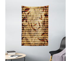 Bamboo Leaves Bohemian Tapestry