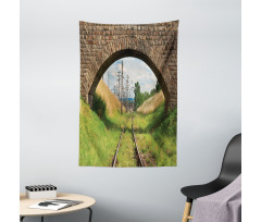 Bridge Railway Tranquil Tapestry