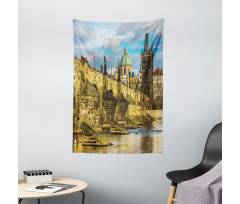 Czech Antique Castle Tapestry